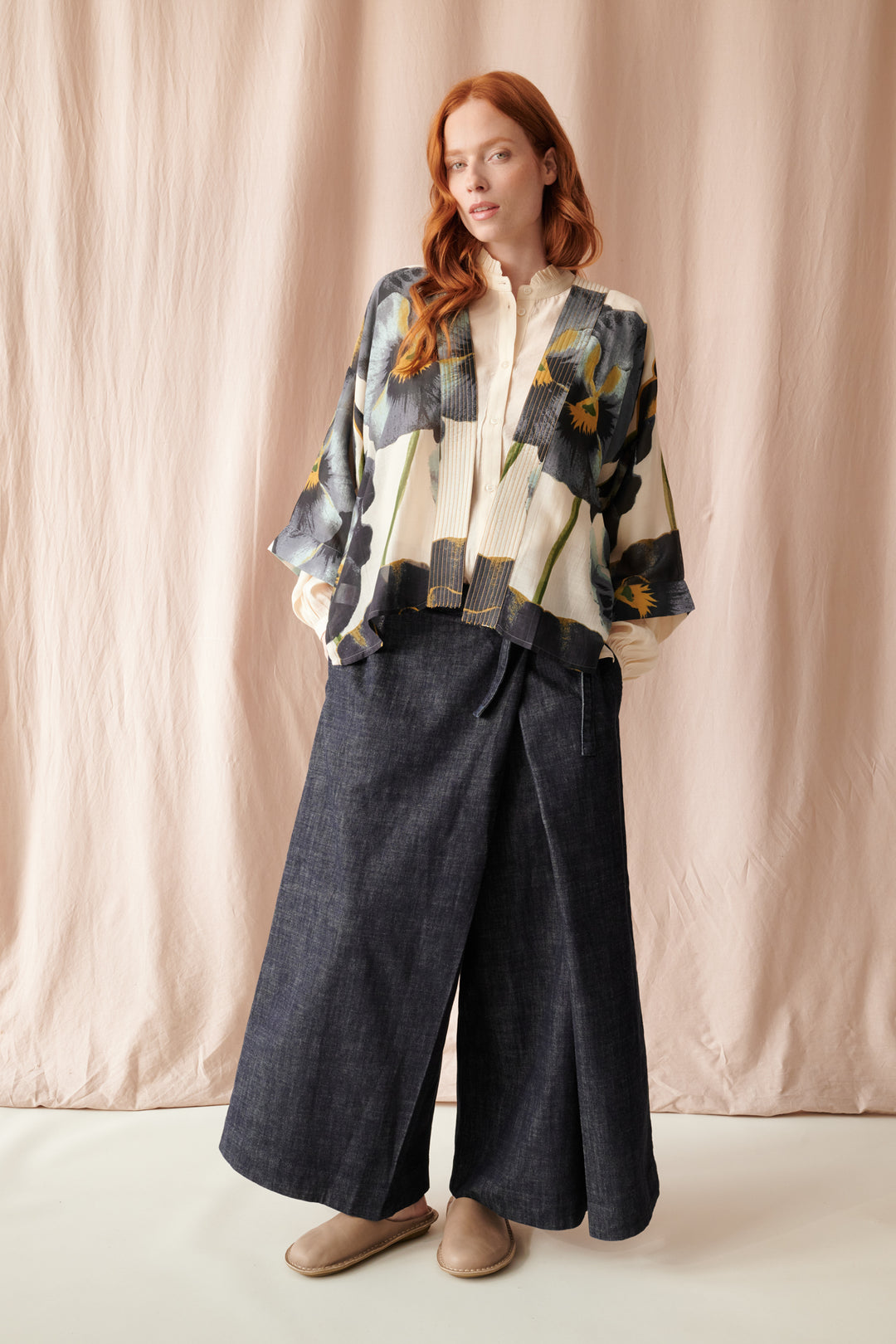 Pansy Kimono - One Hundred Stars