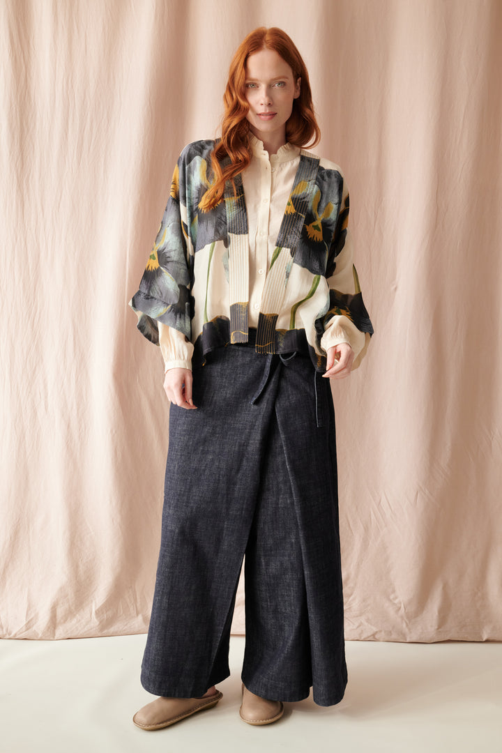 Pansy Kimono - One Hundred Stars