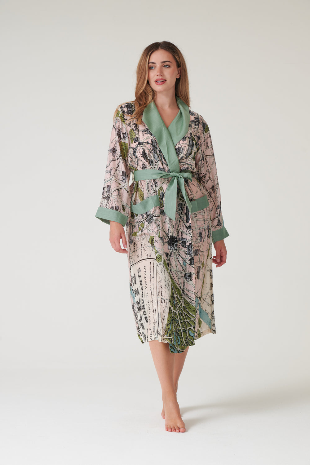 Paris Map Gown - One Hundred Stars