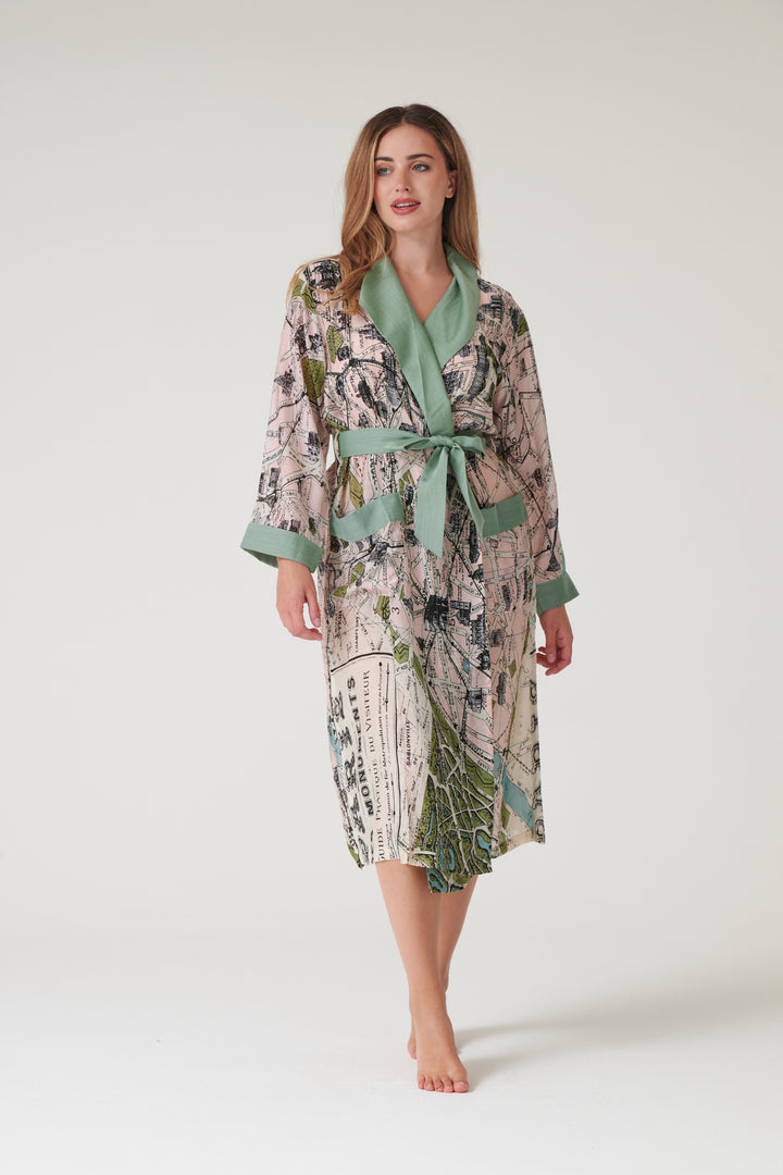 Paris Map Gown - One Hundred Stars