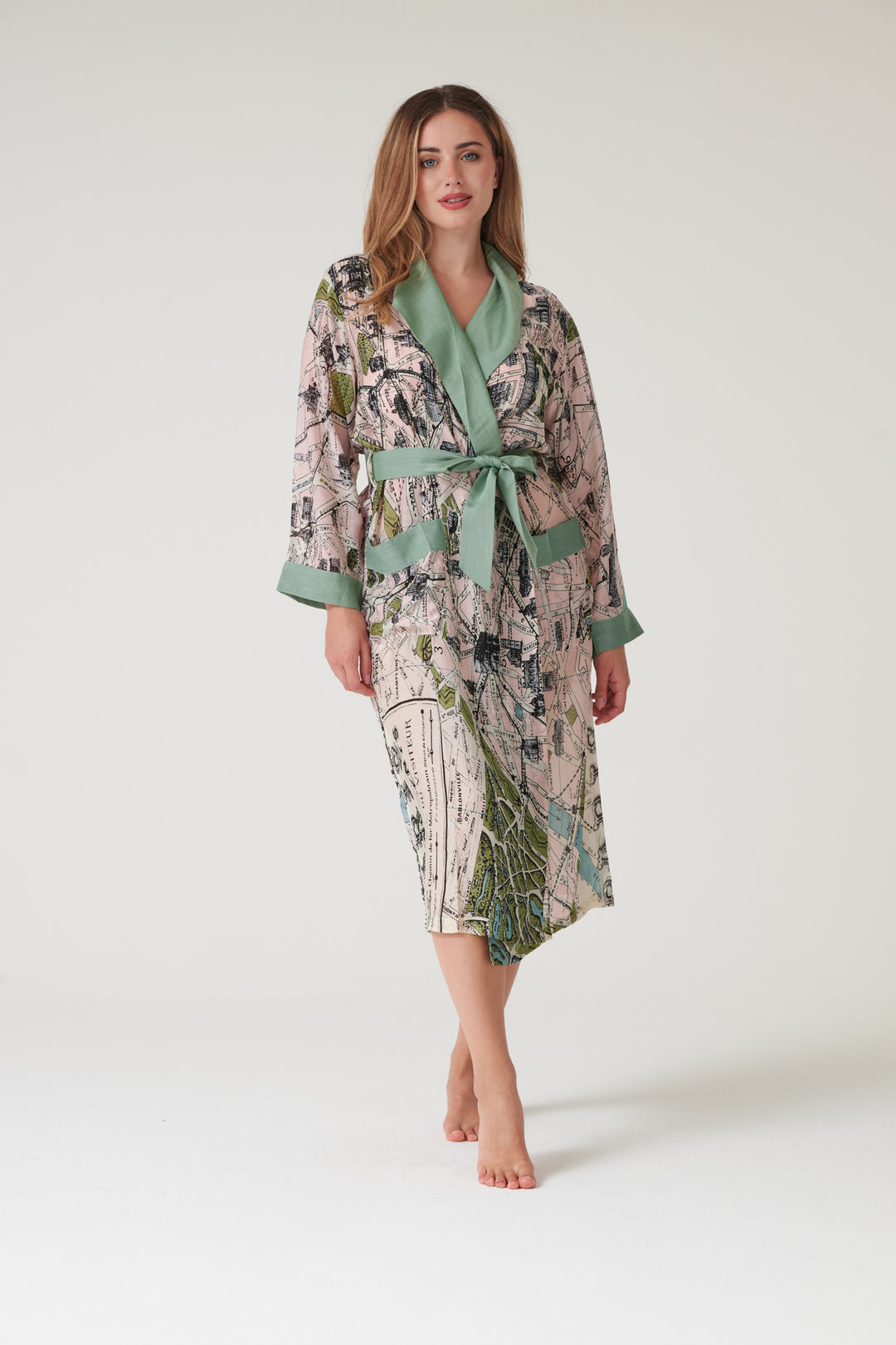 Paris Map Gown - One Hundred Stars