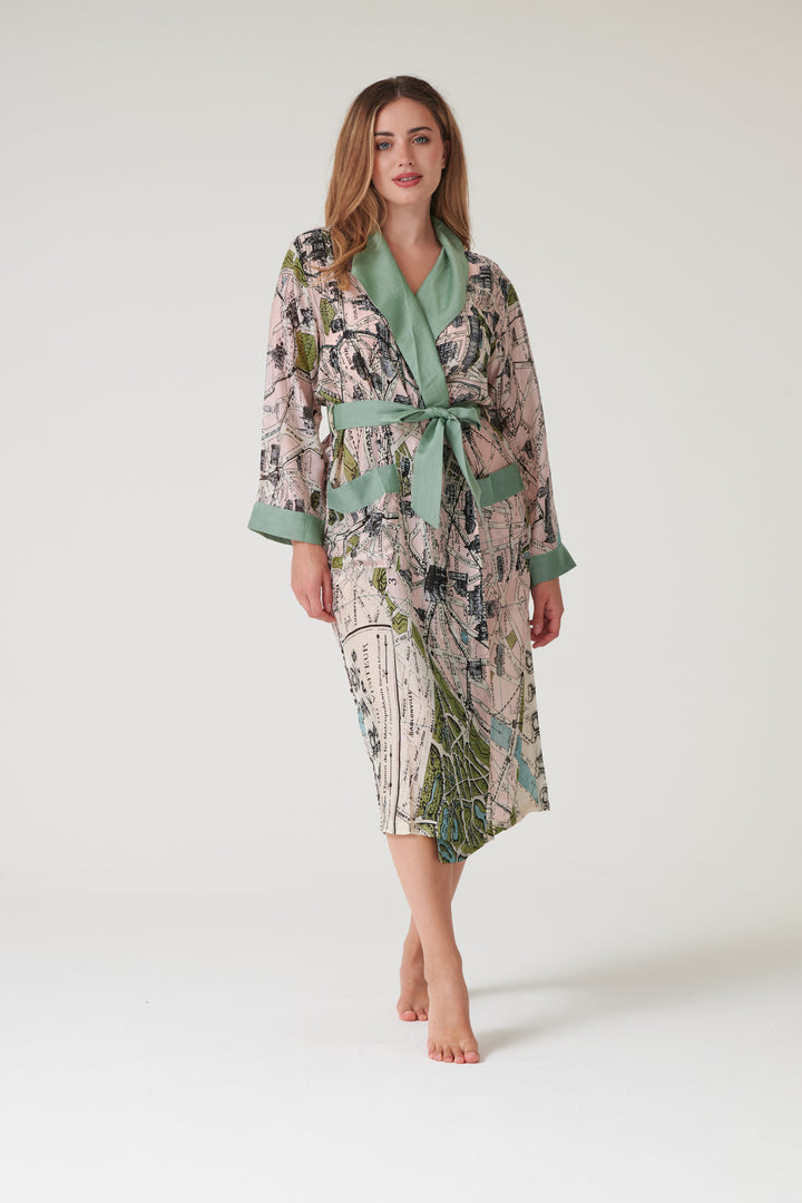 Paris Map Gown - One Hundred Stars