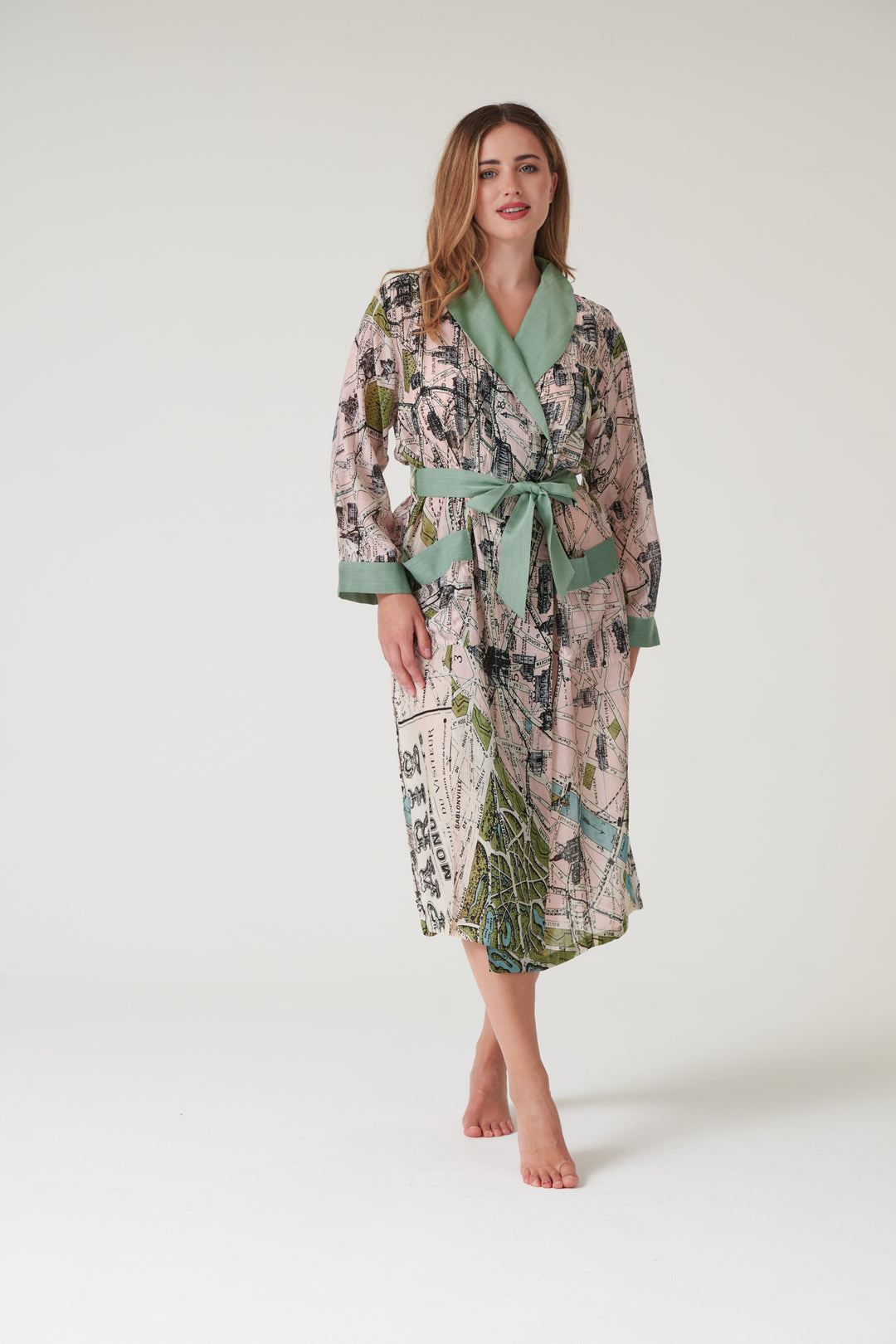 Paris Map Gown - One Hundred Stars