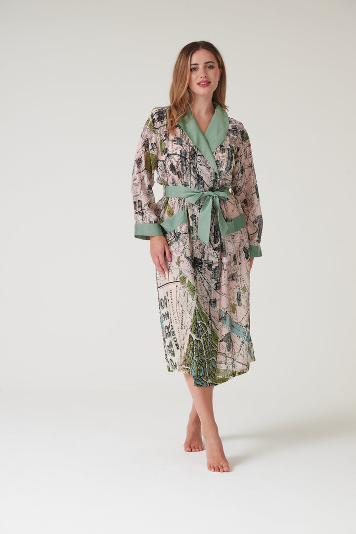 Paris Map Gown - One Hundred Stars