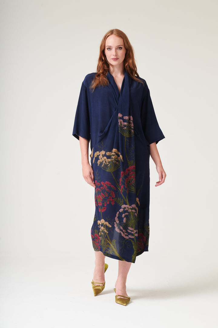 Parsley Seed Navy Rachel Dress - One Hundred Stars