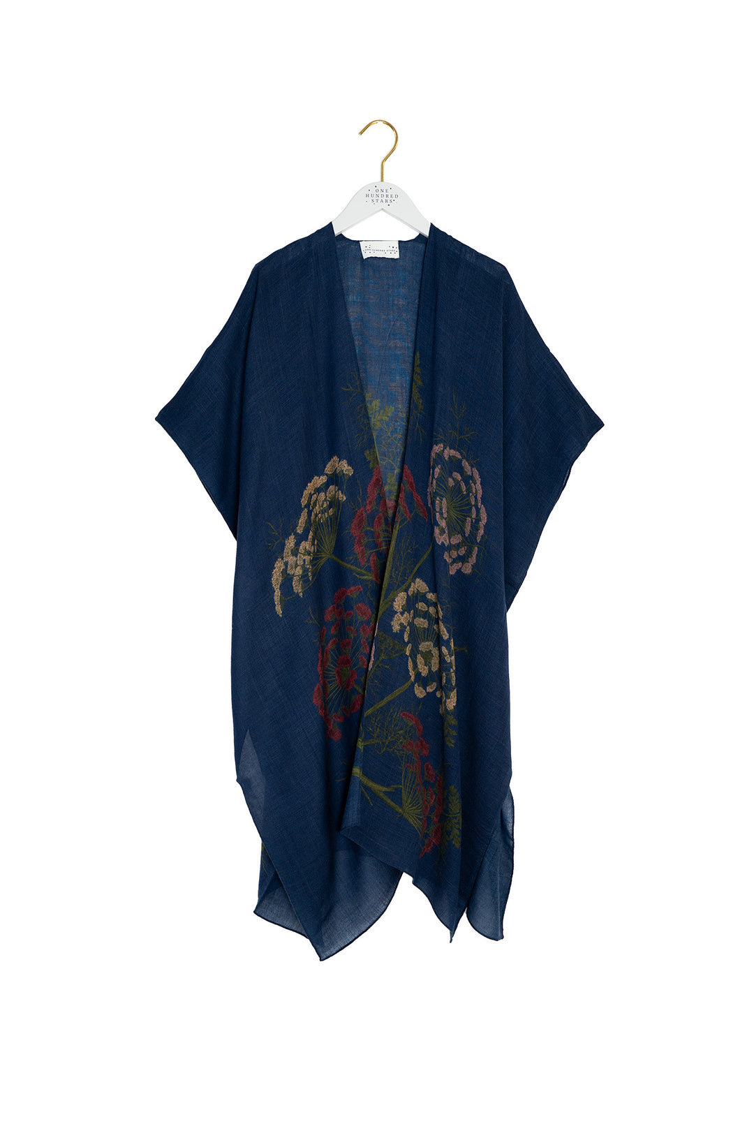 Parsley Seed Navy Wool Throwover - One Hundred Stars