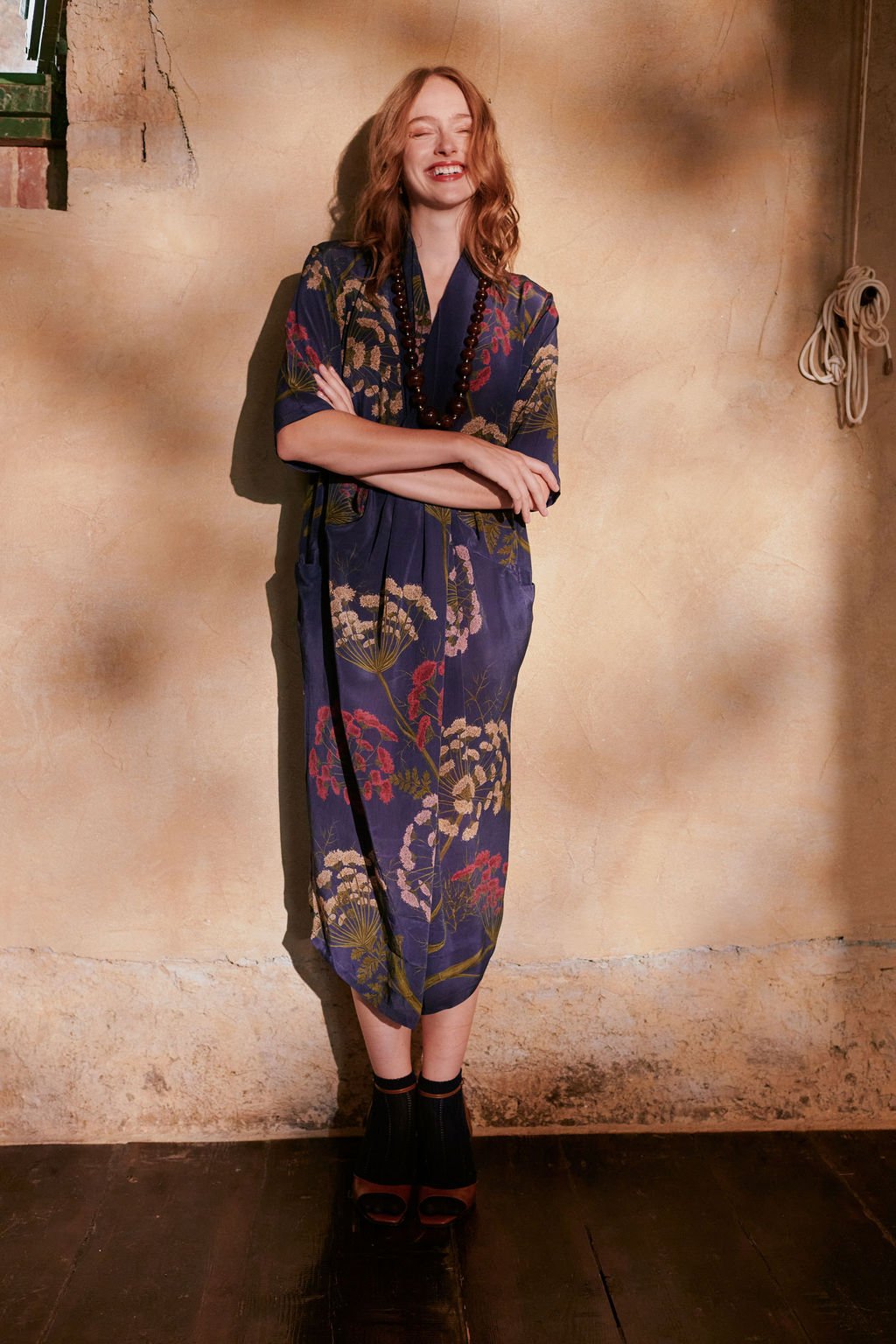 Parsley Seed Navy Rachel Dress - One Hundred Stars