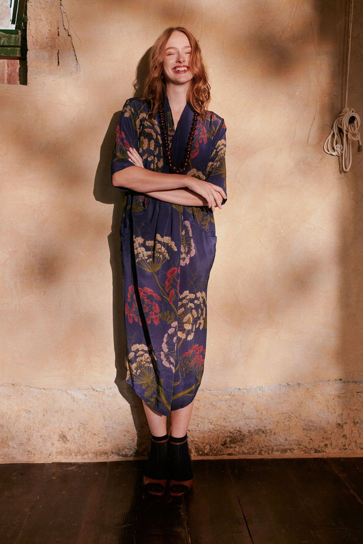 Parsley Seed Navy Rachel Dress - One Hundred Stars