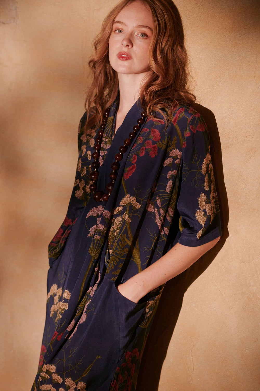 Parsley Seed Navy Rachel Dress - One Hundred Stars