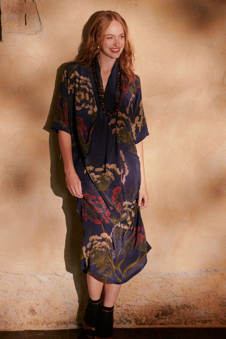 Parsley Seed Navy Rachel Dress - One Hundred Stars