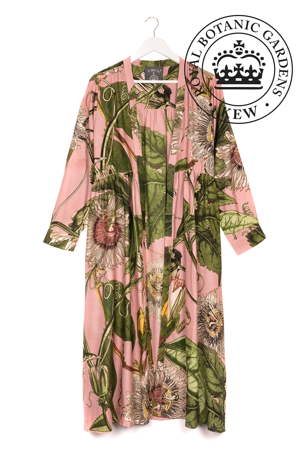 KEW Passion Flower Pink Duster Coat