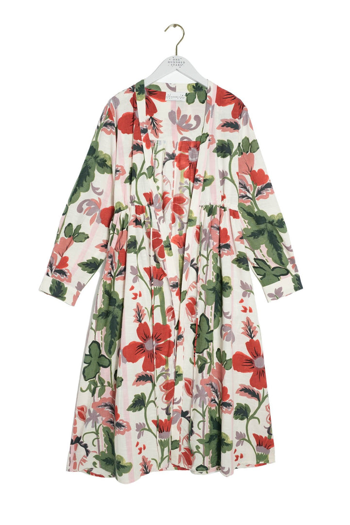 Poppy Red Duster Jacket - One Hundred Stars