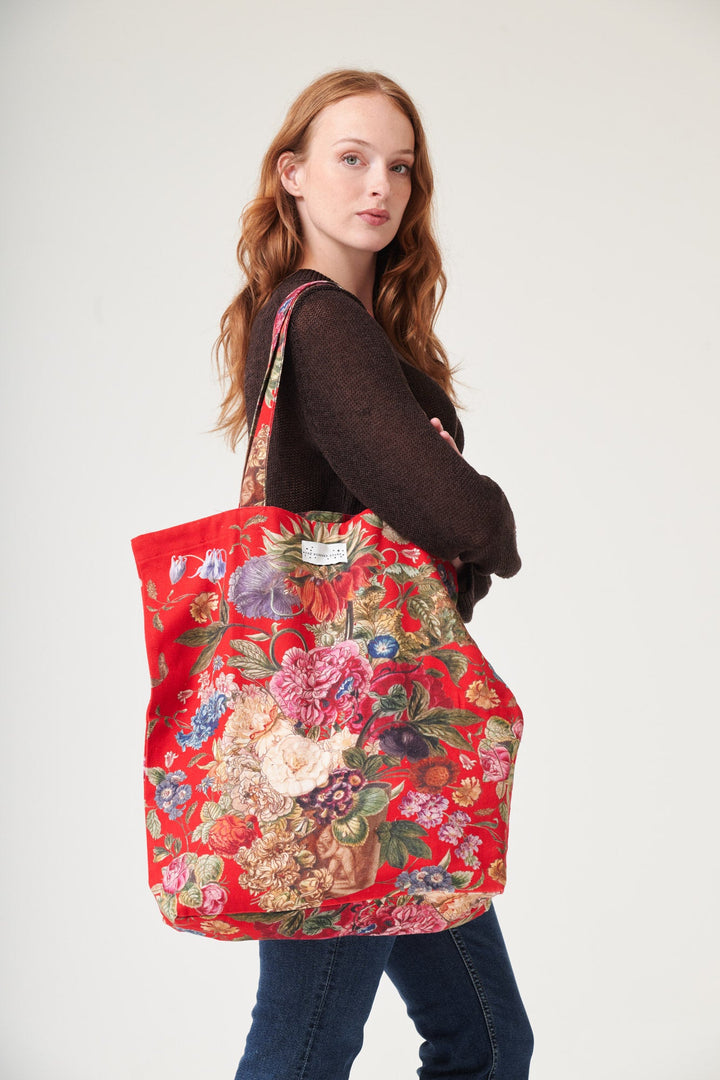 Primula Berry Canvas Bag - One Hundred Stars