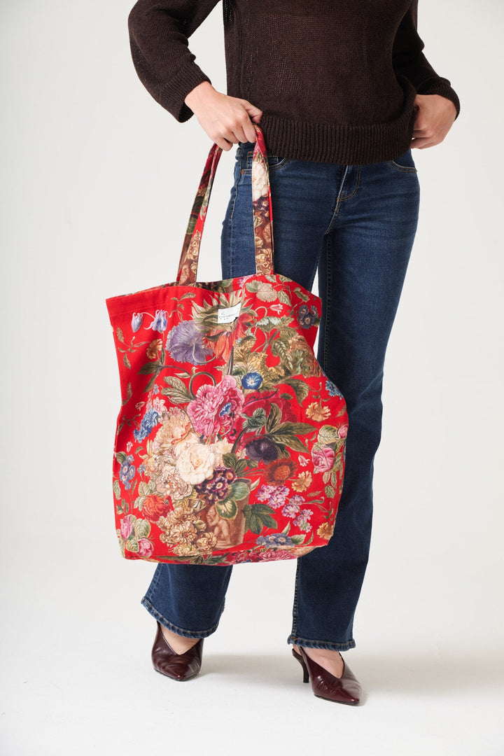 Primula Berry Canvas Bag - One Hundred Stars