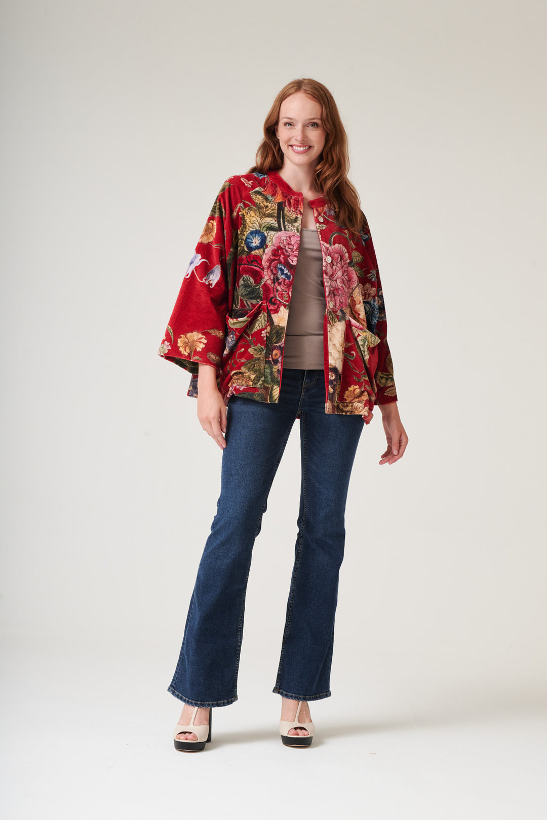 Primula Berry Velvet Jacket - One Hundred Stars