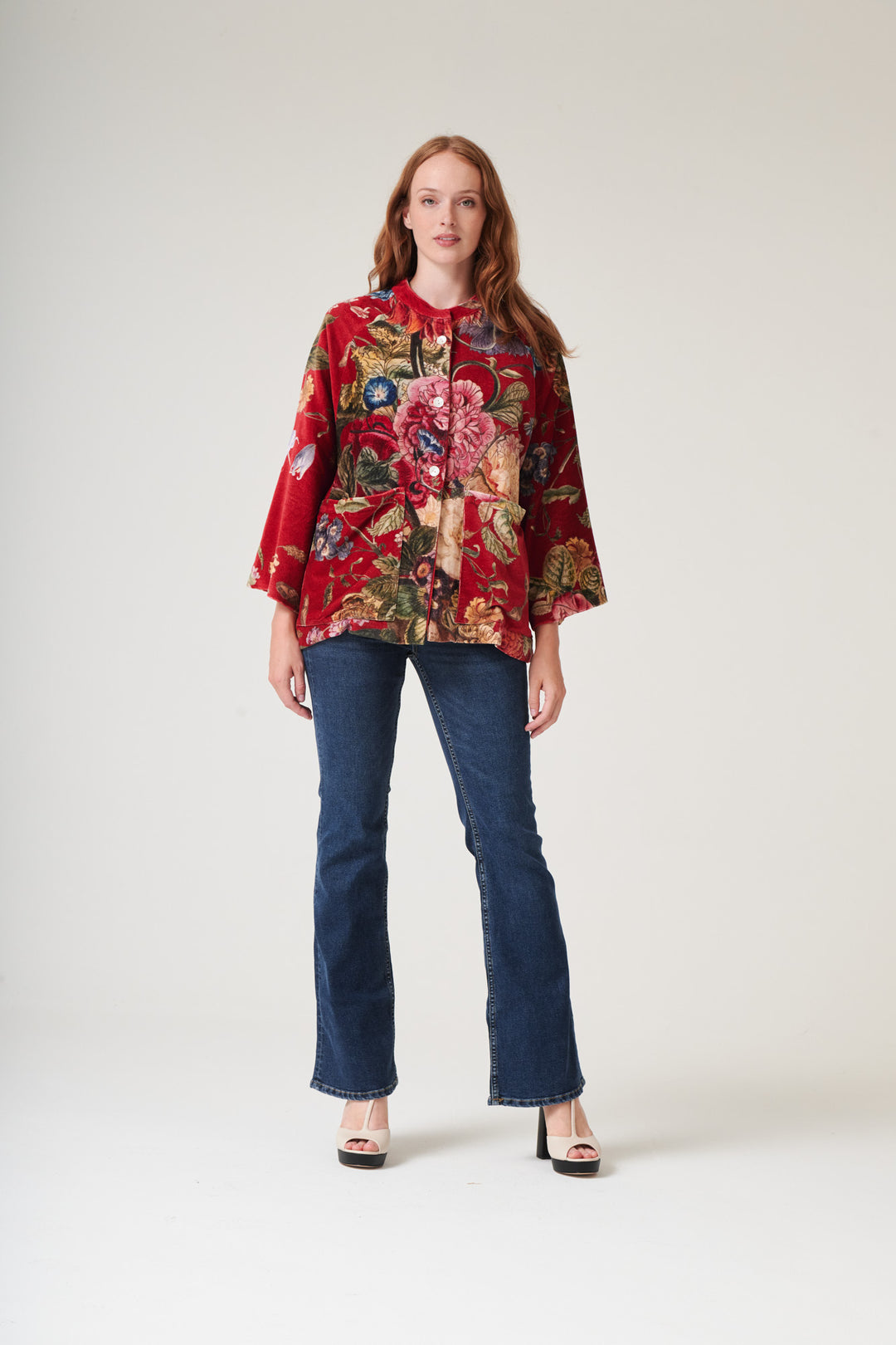 Primula Berry Velvet Jacket - One Hundred Stars