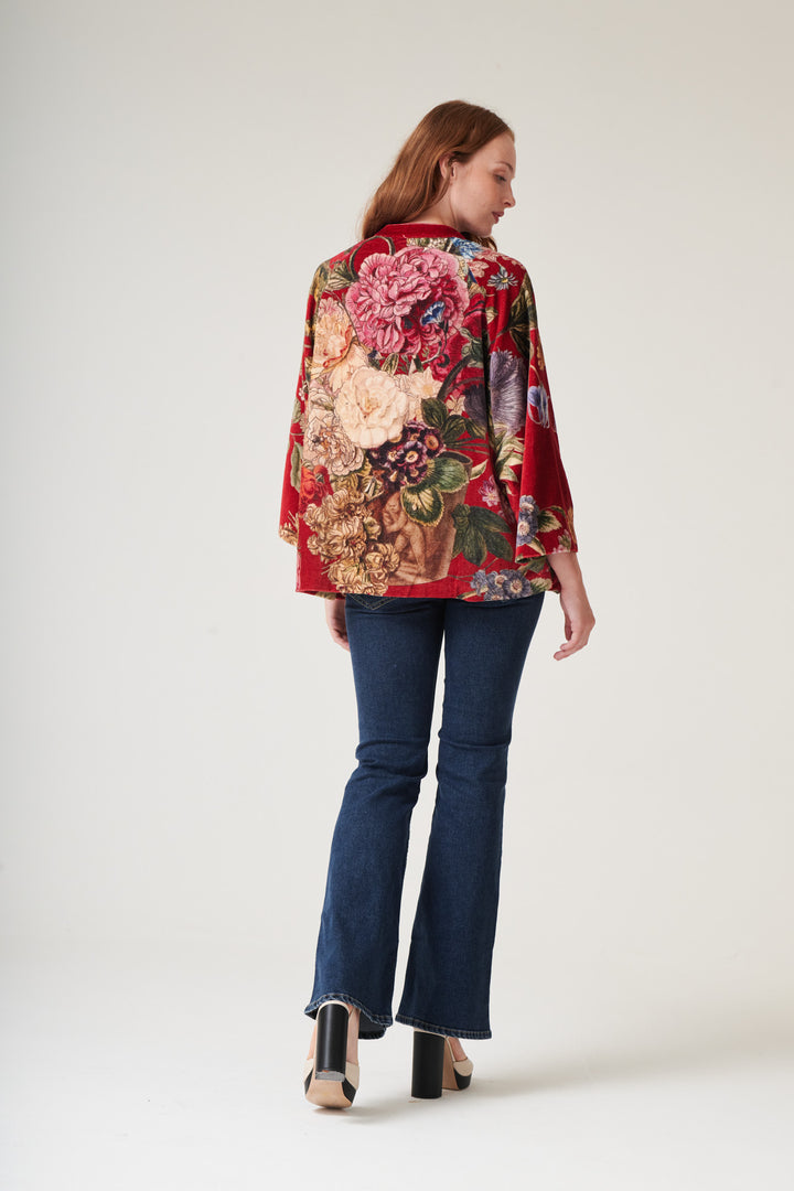 Primula Berry Velvet Jacket - One Hundred Stars