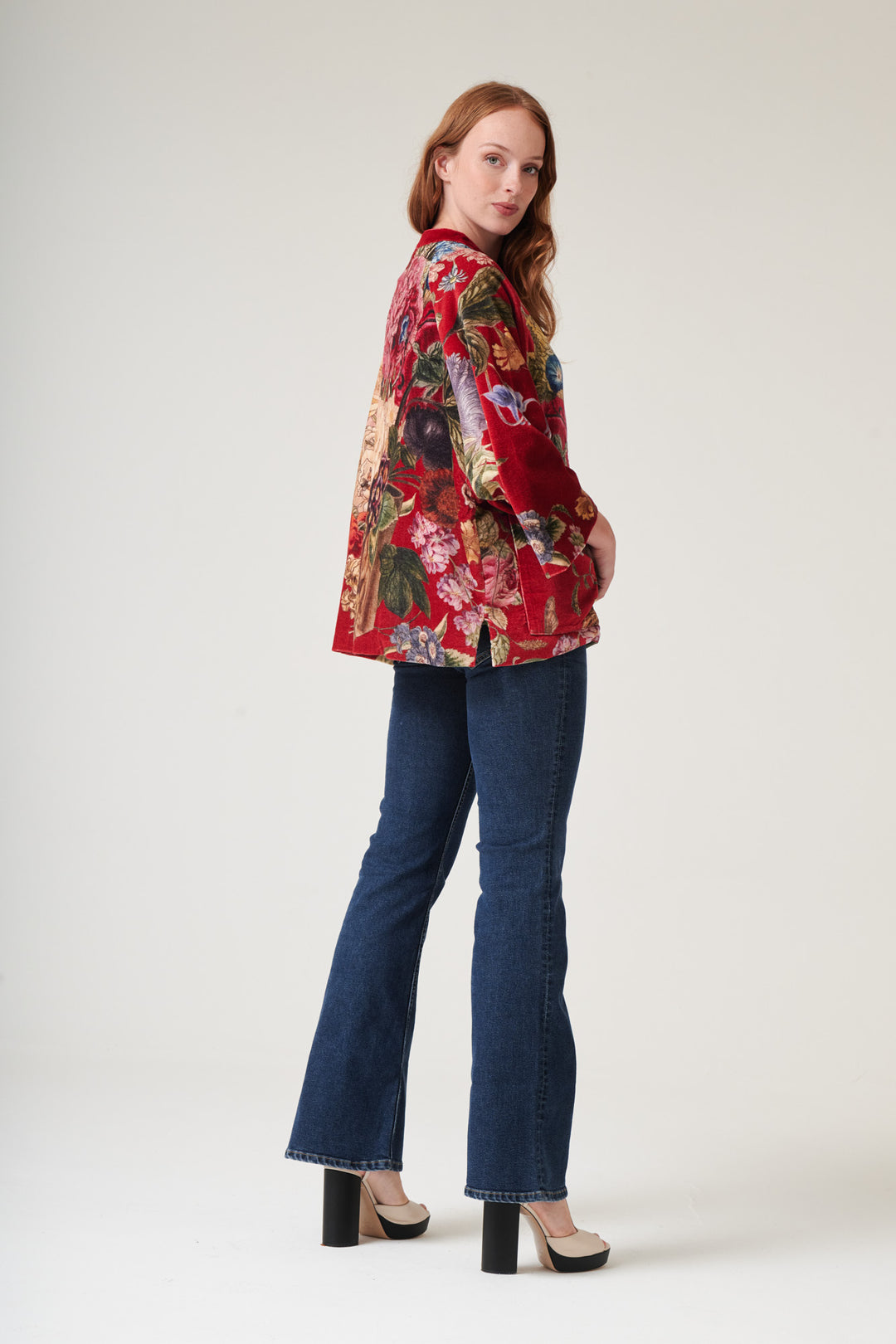 Primula Berry Velvet Jacket - One Hundred Stars