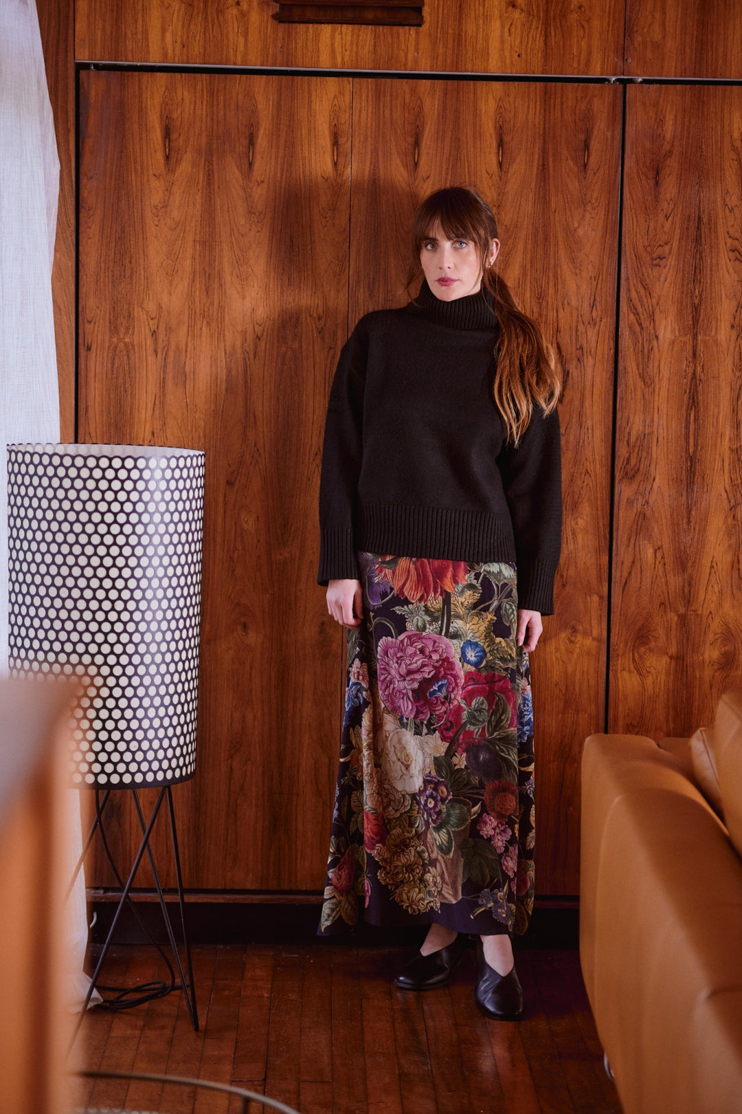 Primula Black A - line Maxi Skirt - One Hundred Stars
