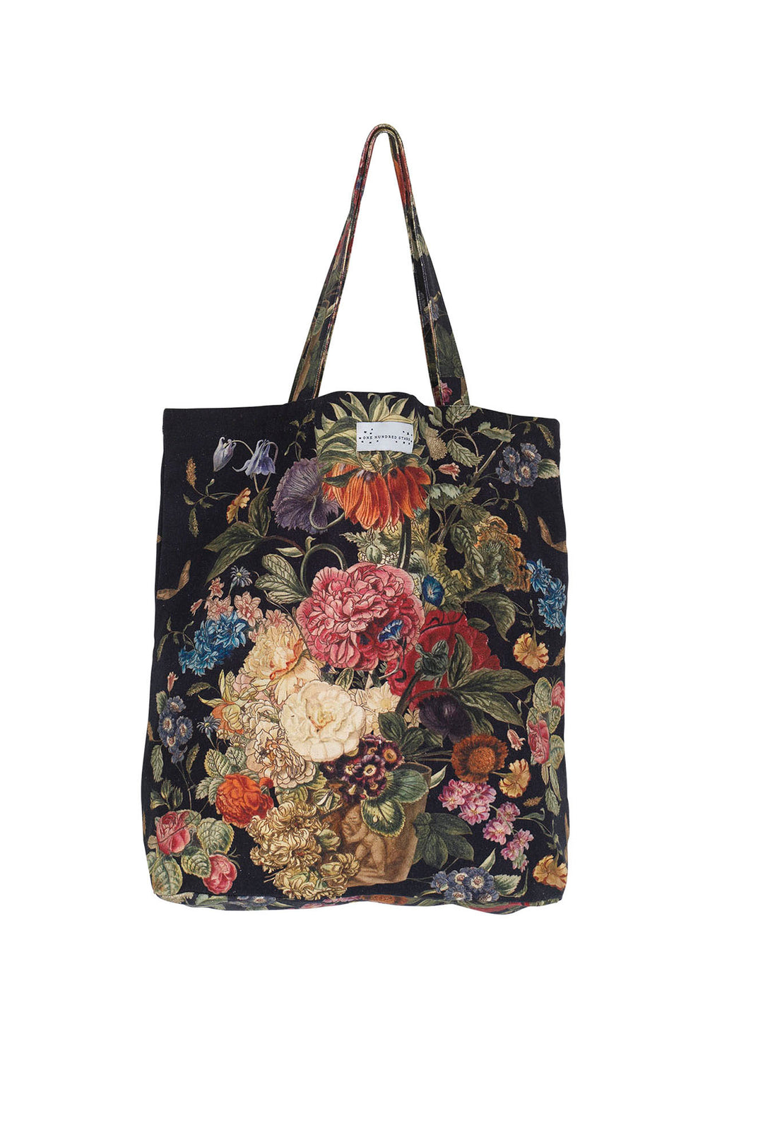 Primula Black Canvas Bag