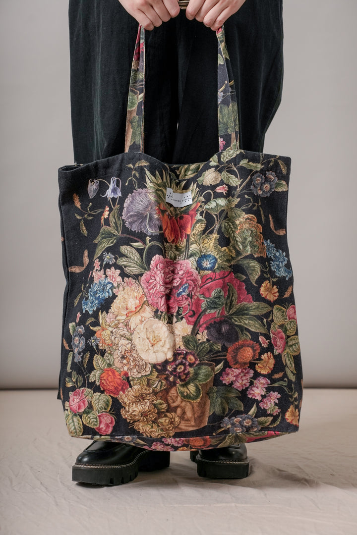 Primula Black Canvas Bag