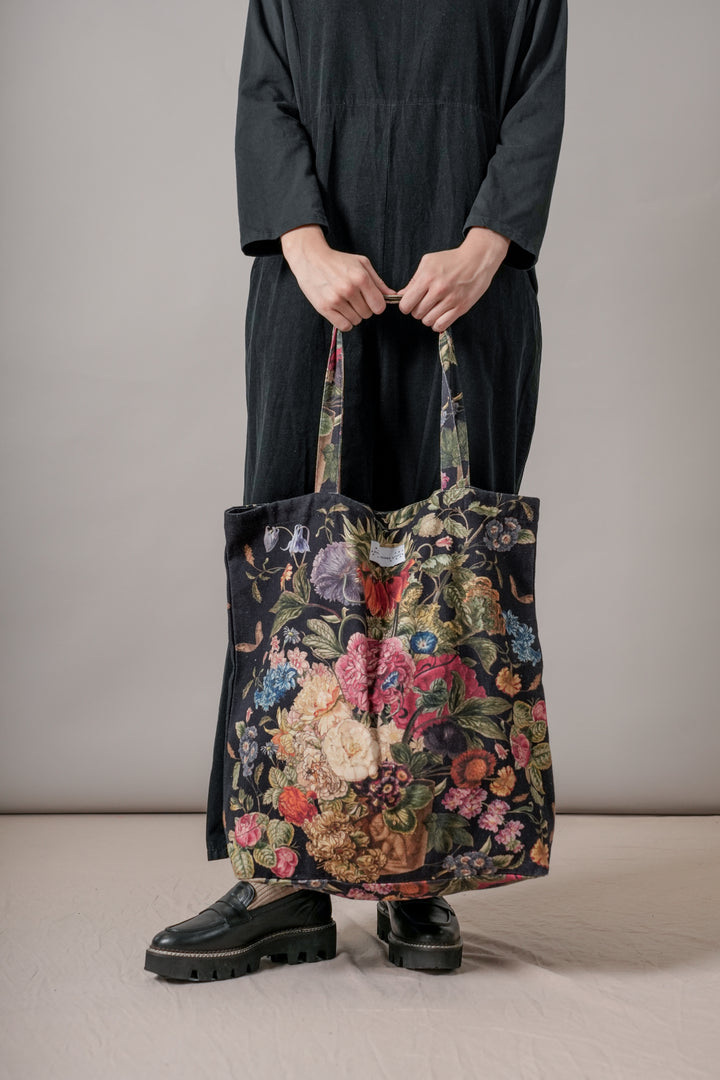 Primula Black Canvas Bag