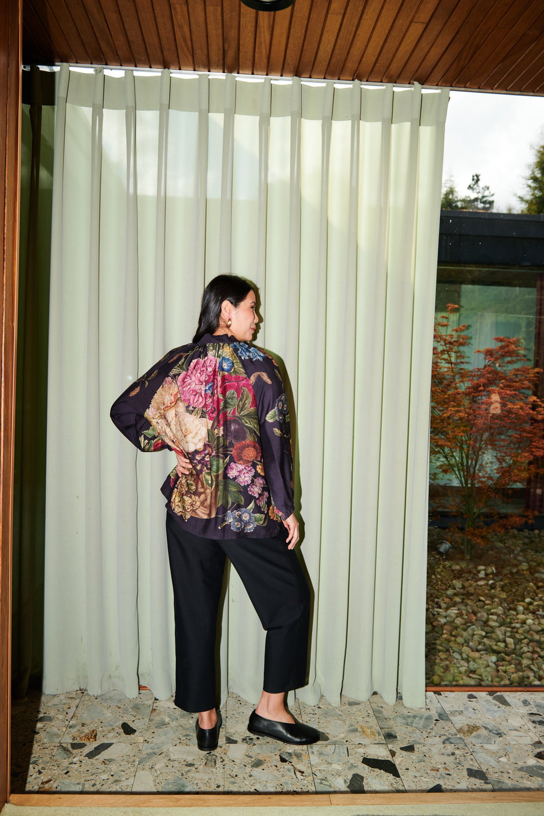 Primula Black PussyBow Blouse - One Hundred Stars