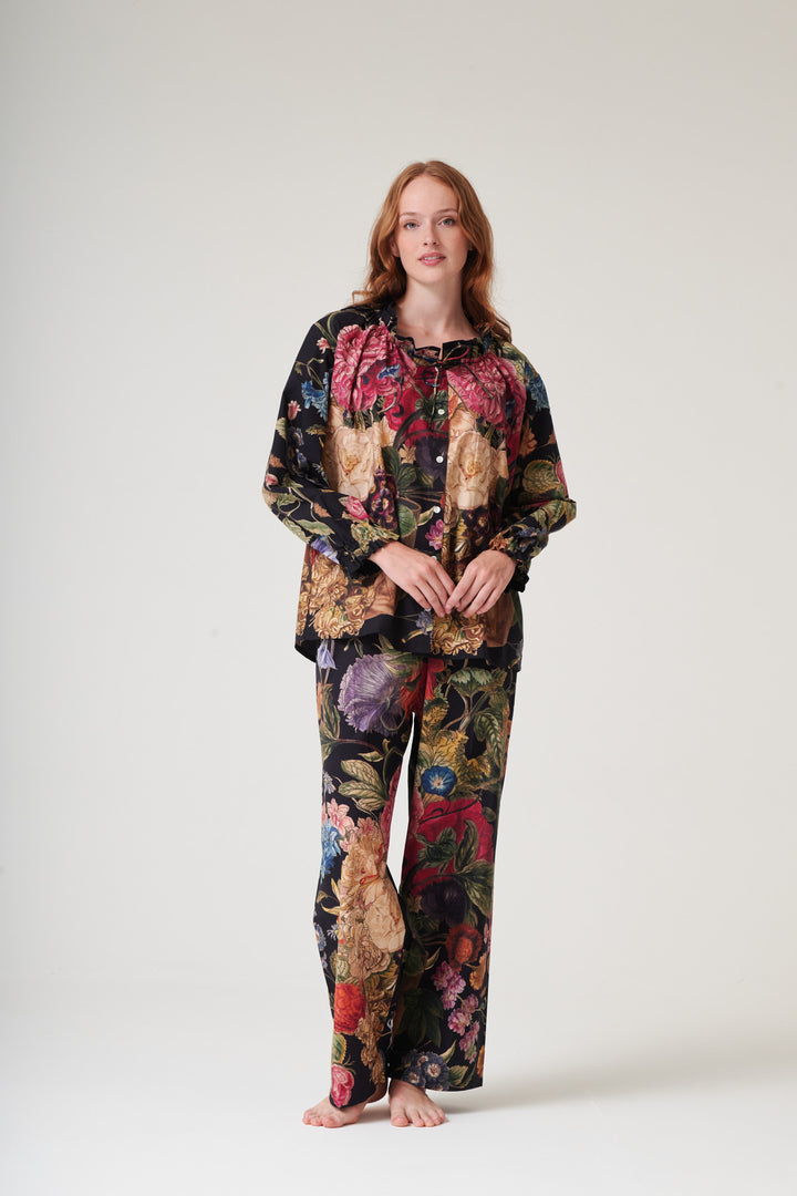Primula Black Poplin Pyjama Set - One Hundred Stars