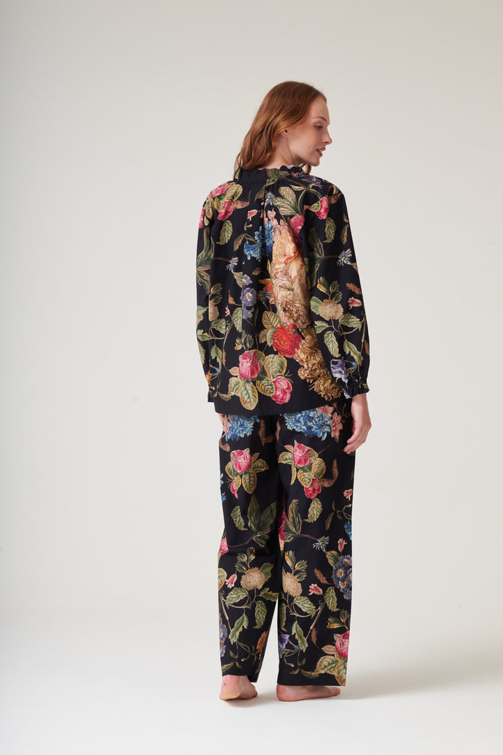 Primula Black Poplin Pyjama Set - One Hundred Stars