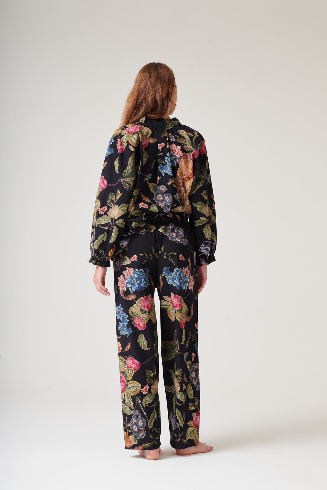 Primula Black Poplin Pyjama Set - One Hundred Stars