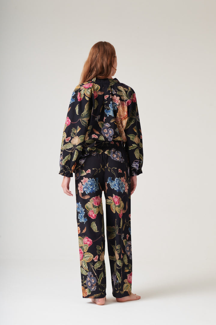 Primula Black Poplin Pyjama Set - One Hundred Stars