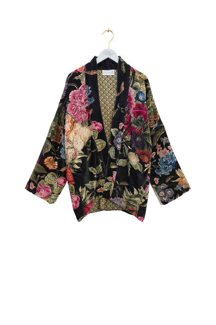 Primula Black Velvet Pocket Jacket