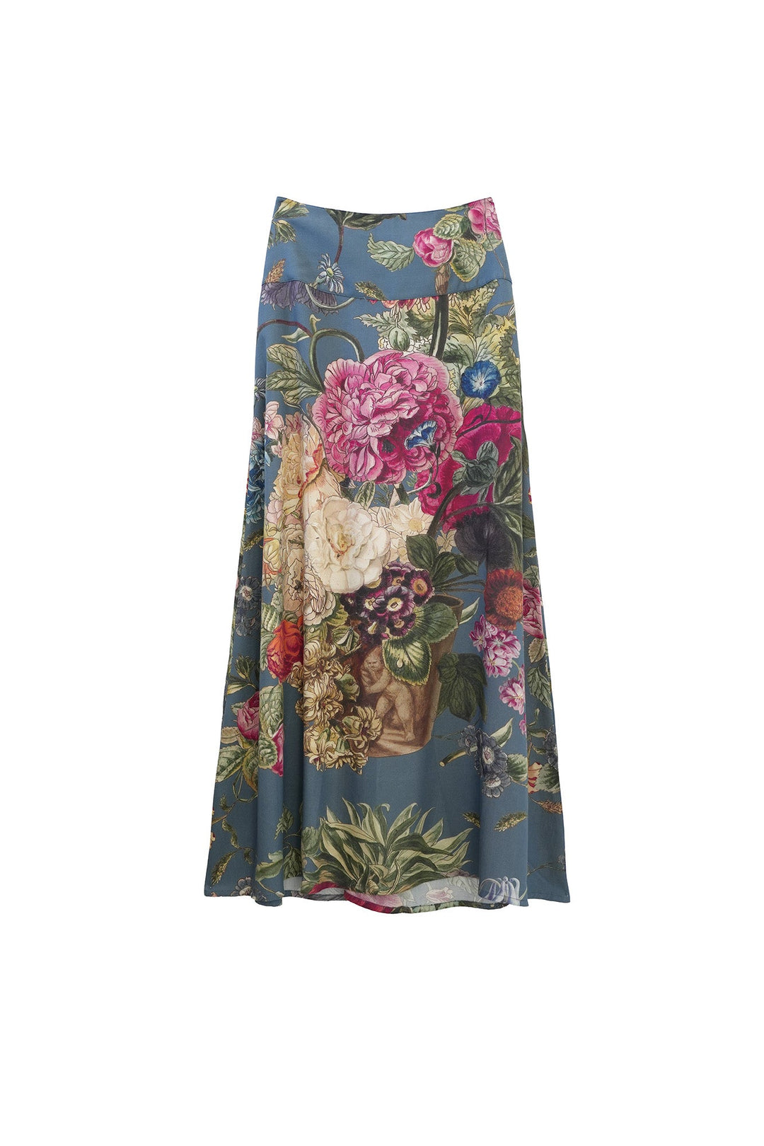 Primula Blue A-line Maxi Skirt - One Hundred Stars
