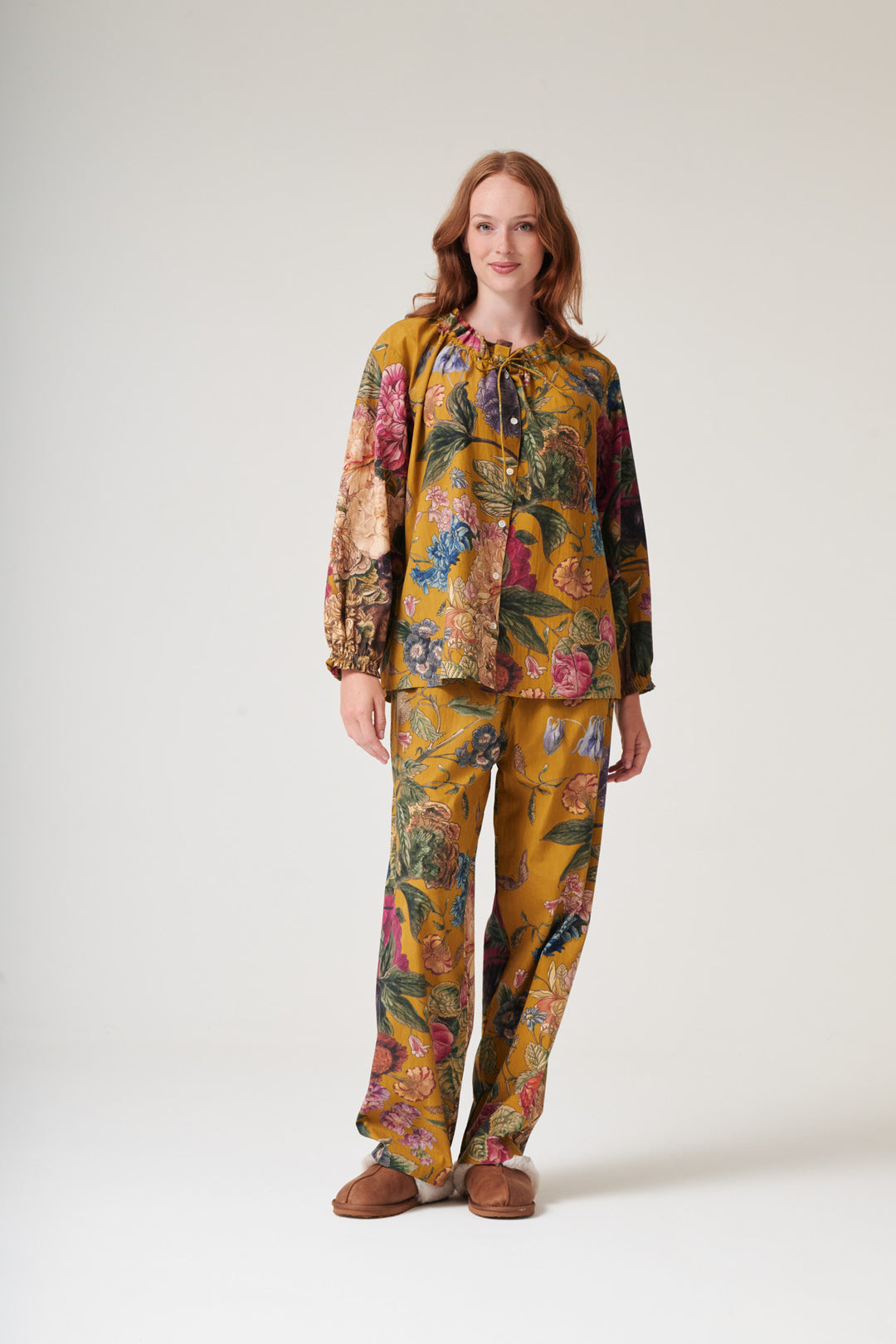 Primula Gold Poplin Pyjama Set - One Hundred Stars