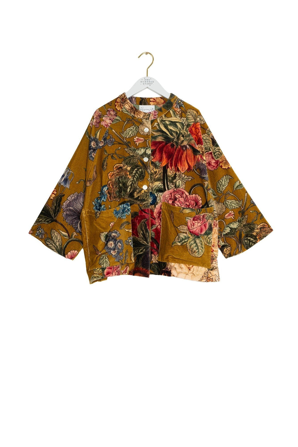 Primula Gold Velvet Jacket - One Hundred Stars