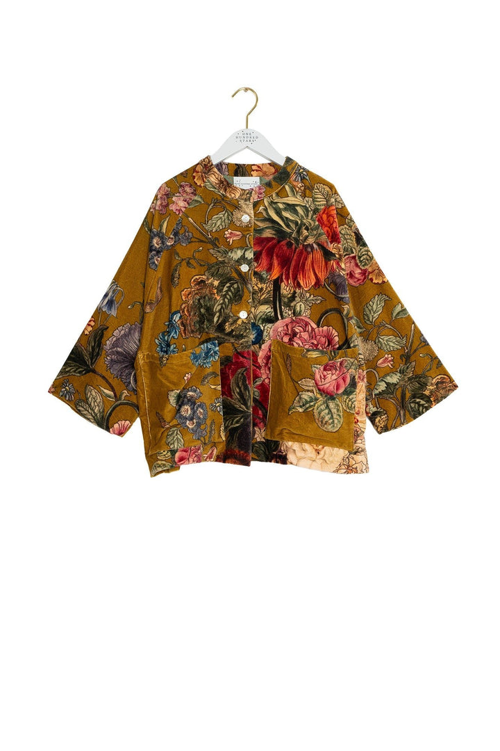 Primula Gold Velvet Jacket - One Hundred Stars