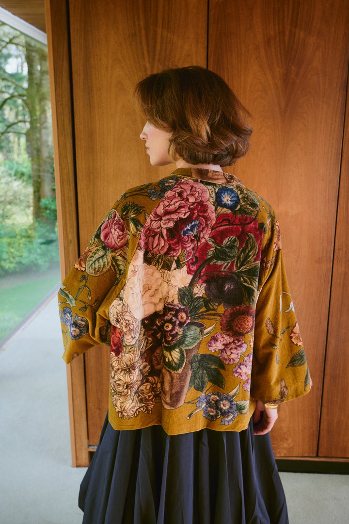 Primula Gold Velvet Jacket - One Hundred Stars