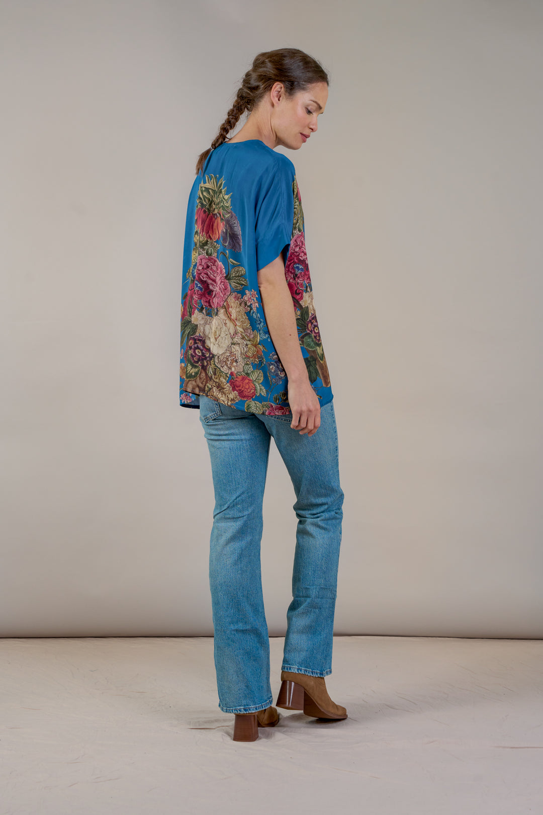 Primula Teal Tea Blouse