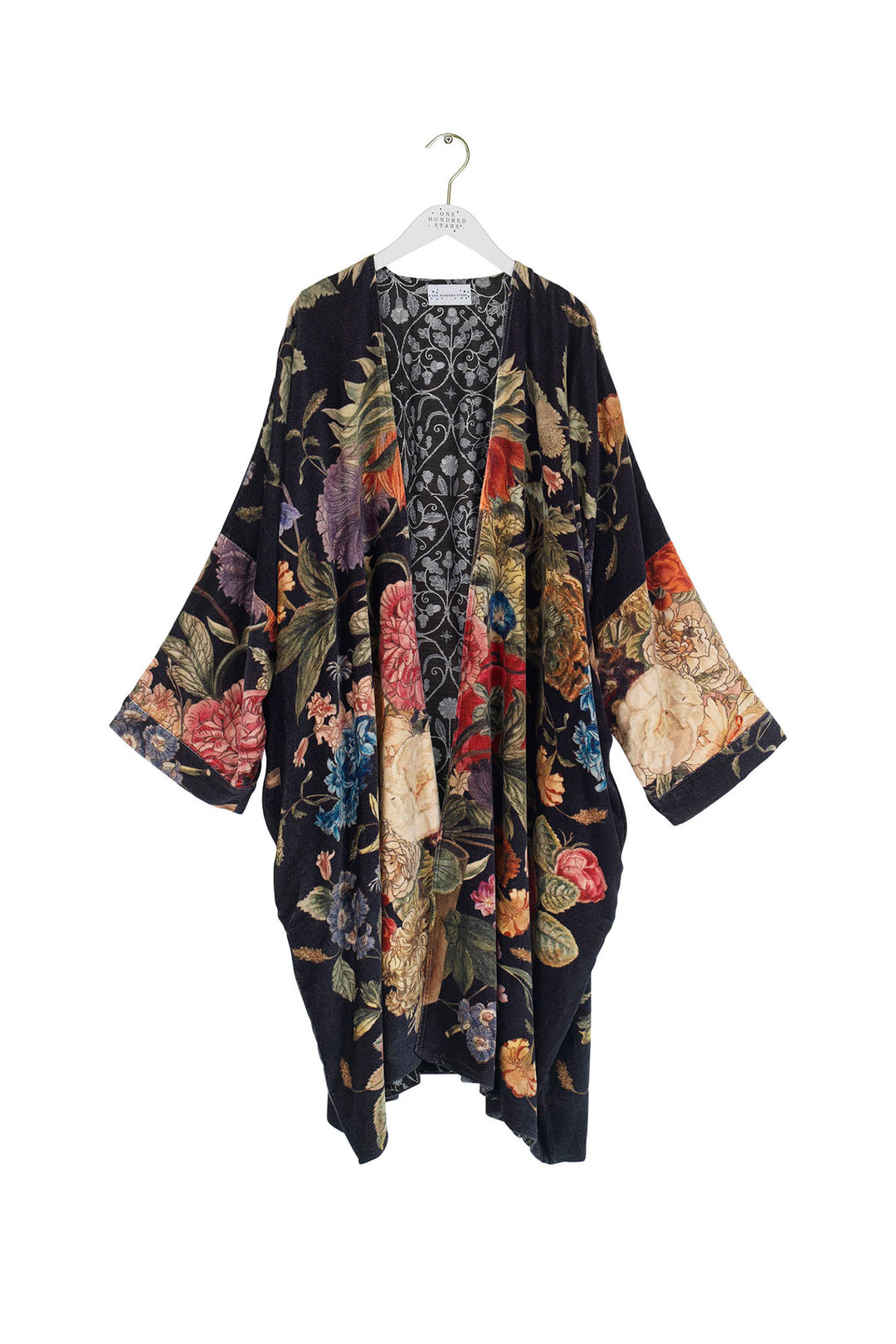 Primula Black Velvet Grande Kimono