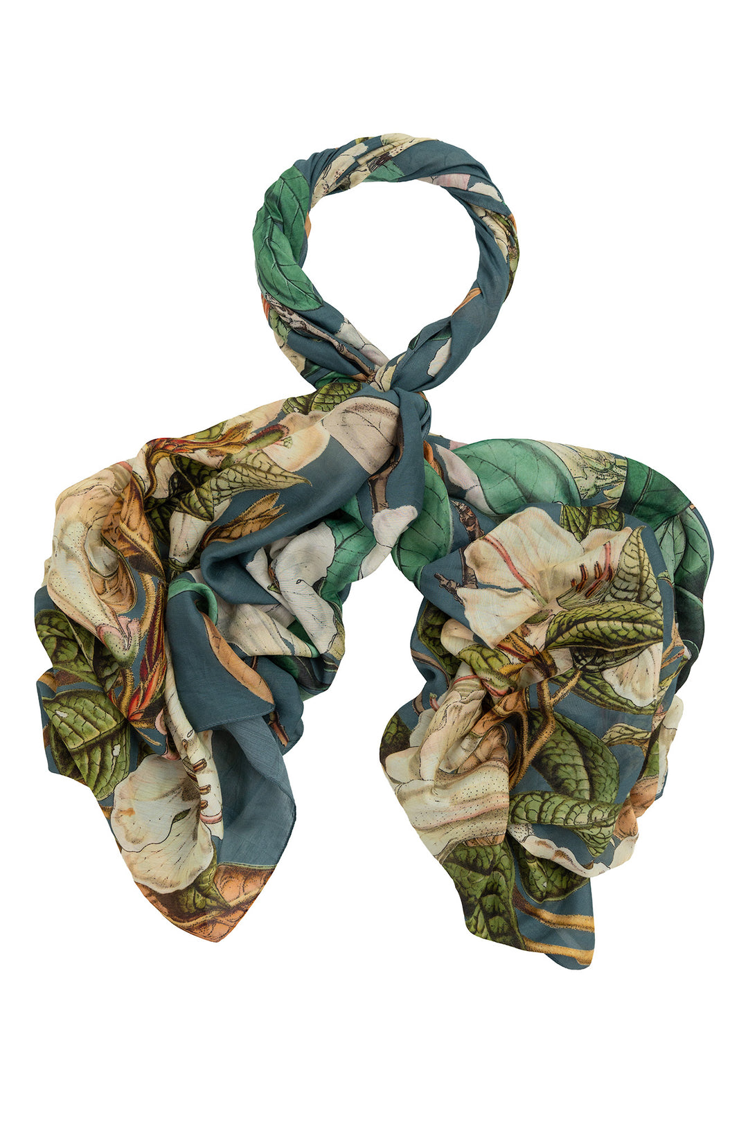 Rhodoleia Blue Scarf - One Hundred Stars