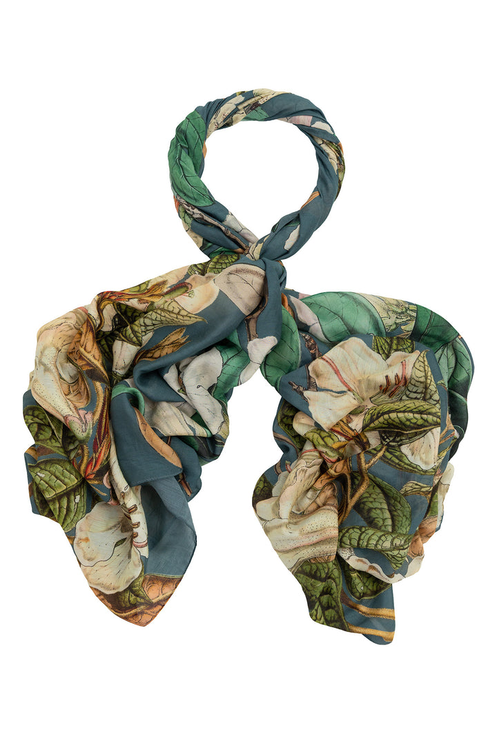 Rhodoleia Blue Scarf - One Hundred Stars