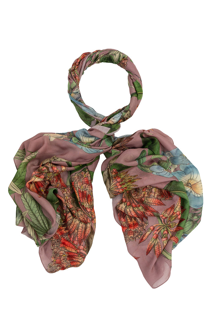 Rhodoleia Pink Scarf - One Hundred Stars