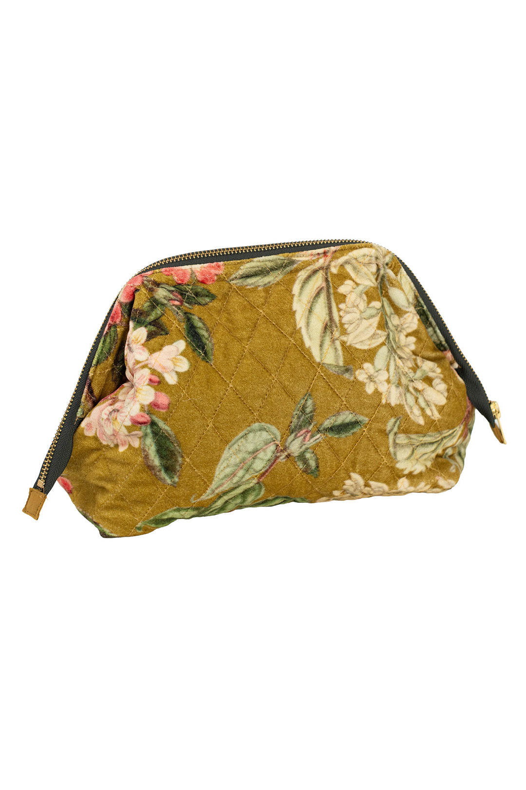Rhodoleia Gold Velvet Pouch - One Hundred Stars