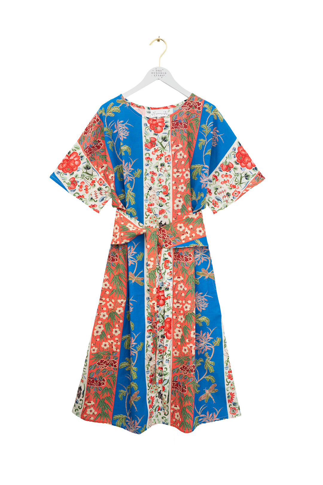 Ribbons Cobalt Obi Dress