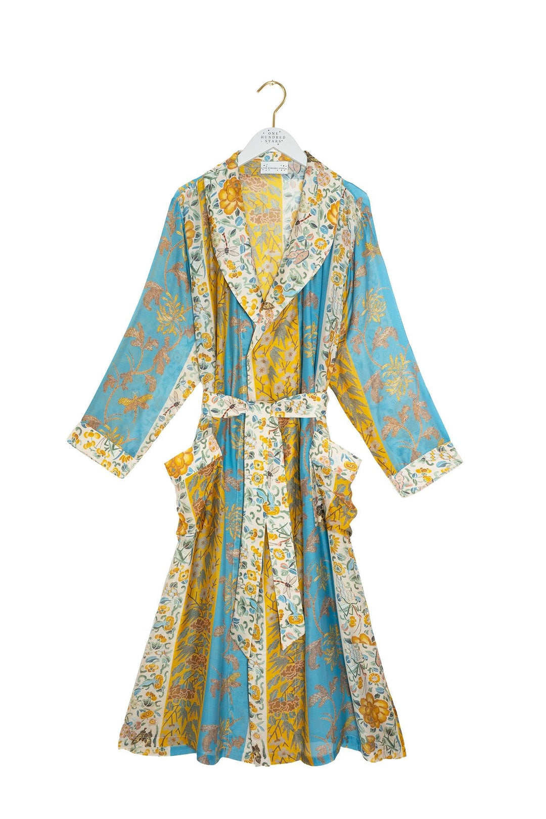 Ribbons Gold Gown - One Hundred Stars