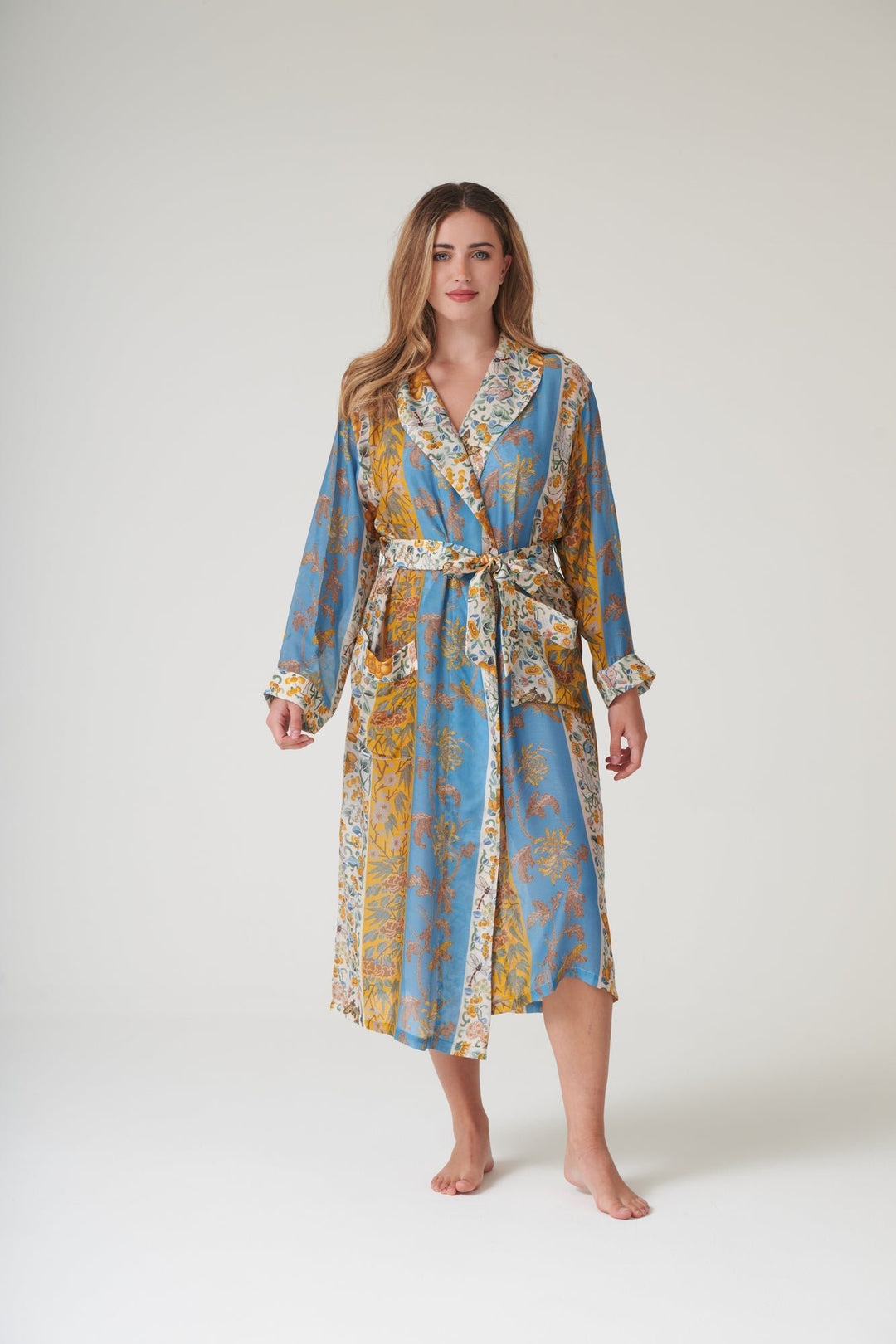 Ribbons Gold Gown - One Hundred Stars