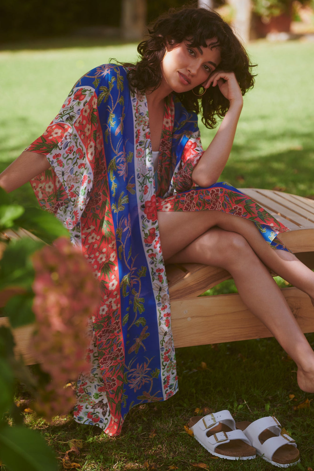 Ribbons Cobalt Throwover - One Hundred Stars