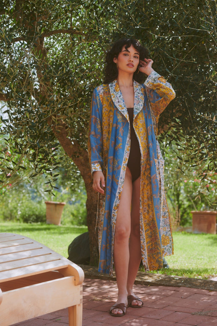 Ribbons Gold Gown - One Hundred Stars