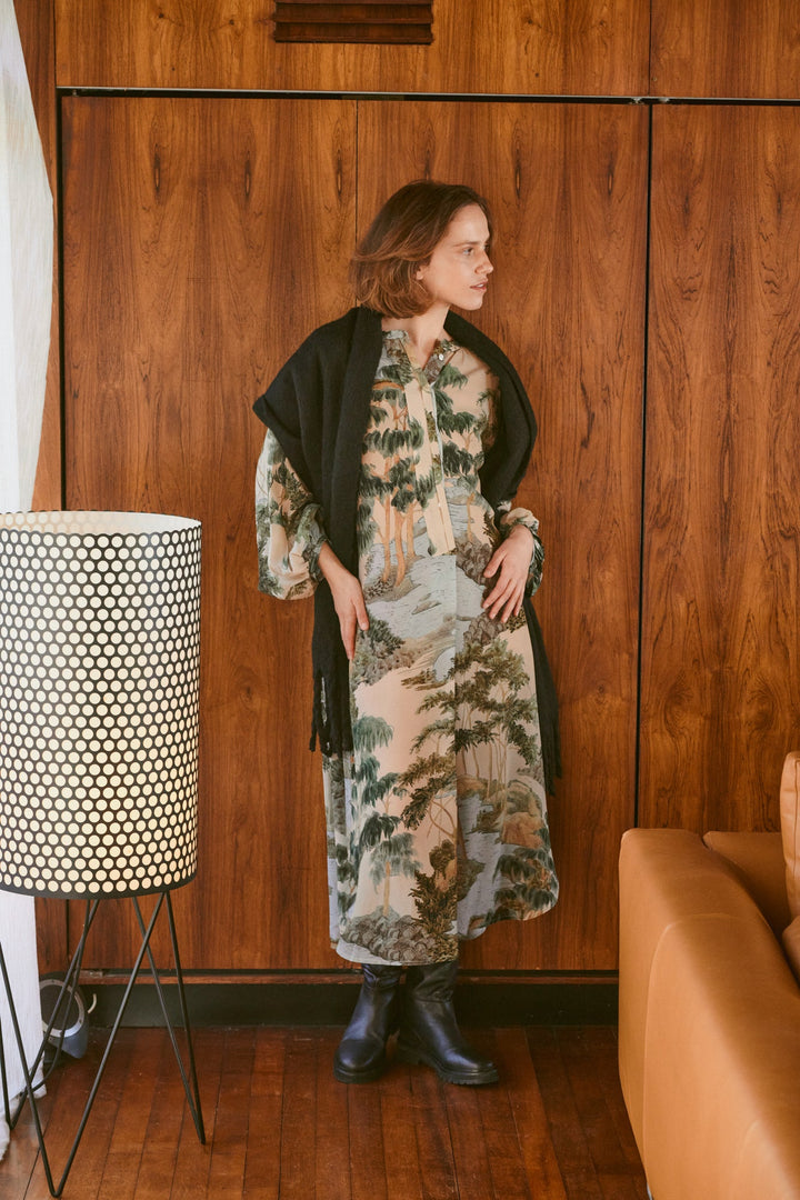 Rivers and Trees Natural Crepe Darcy Dress - One Hundred Stars