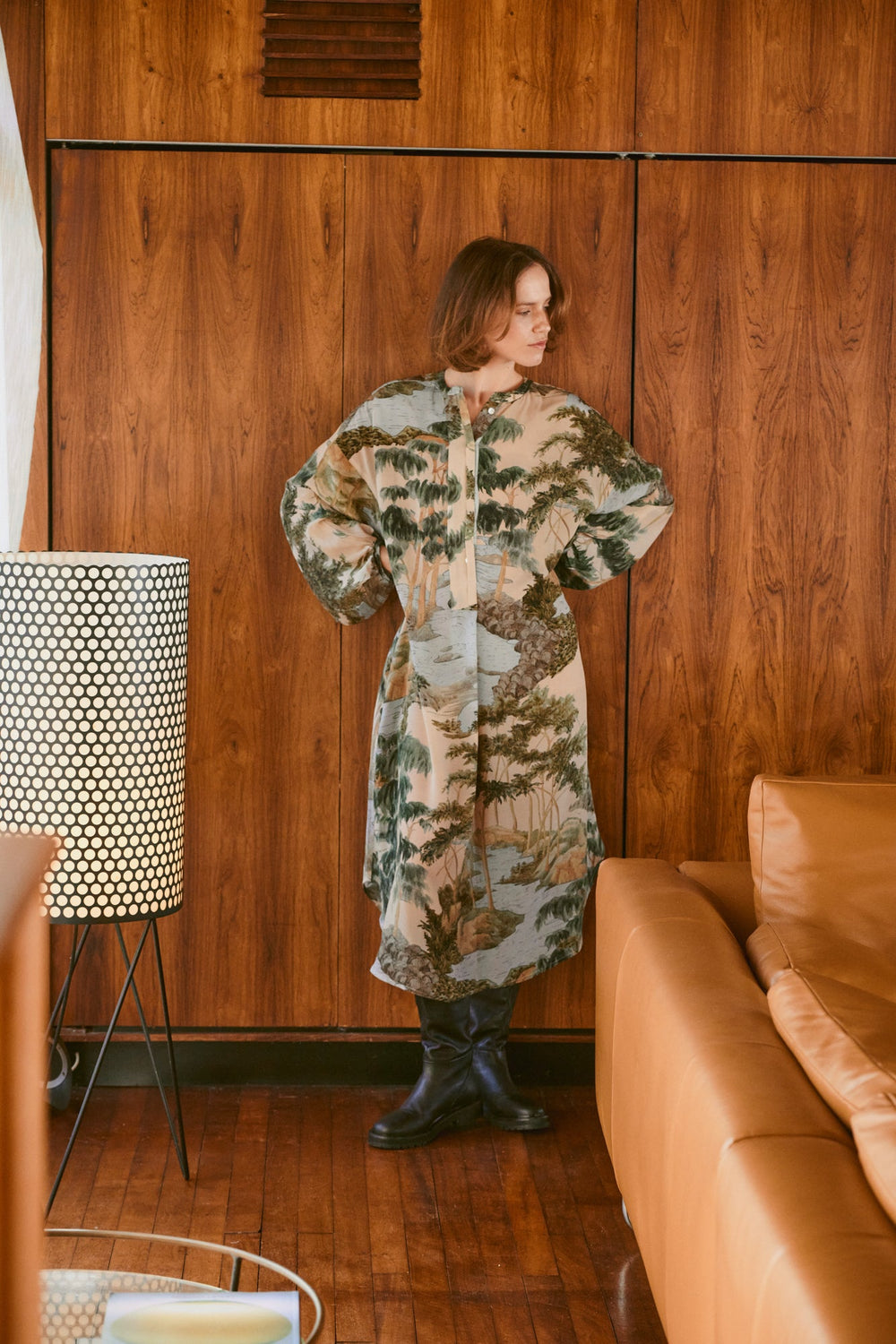 Rivers and Trees Natural Crepe Darcy Dress - One Hundred Stars